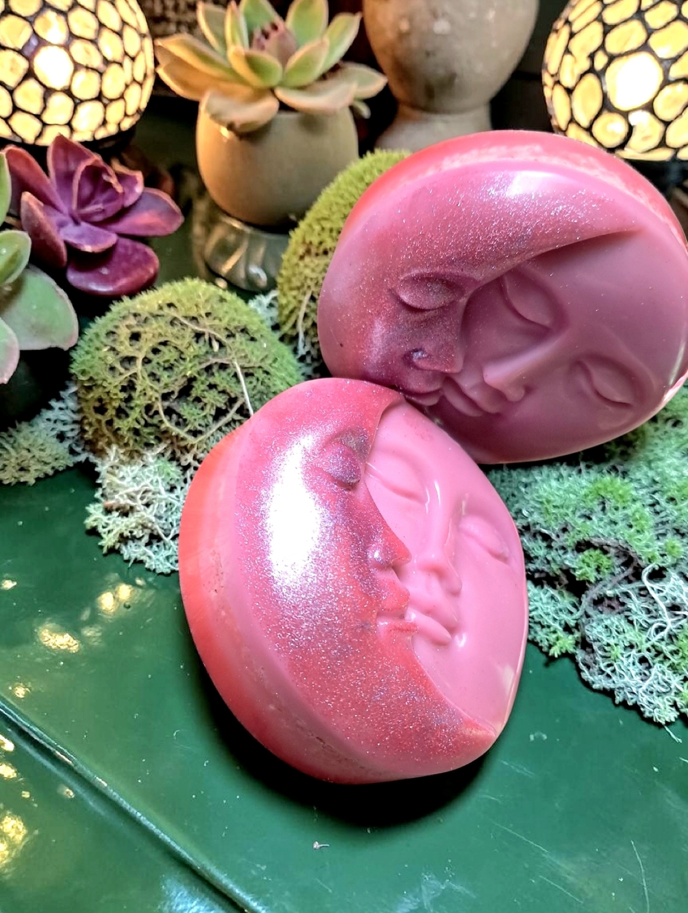 Hand crafted, Wicked Worthy Wax, Salt Scrub Luna and Sol Medallions - Picture 3 of 5